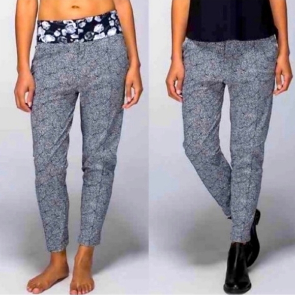 Lululemon Departure Floral Print Pants - Picture 3 of 14
